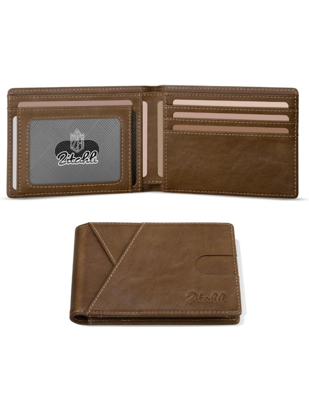 Slim RFID Leather Bifold Wallet for Men | Stylish Card Holder & Cash Pocket